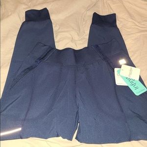 Cherokee Infinity women’s mid rise jogger scrub pants in Navy